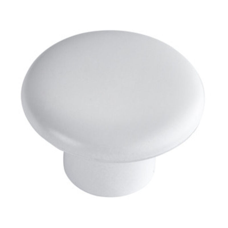 foto del prodotto pomolo in resina art. 24pp mm 32 bianco. prezzo per 1 pezzo.