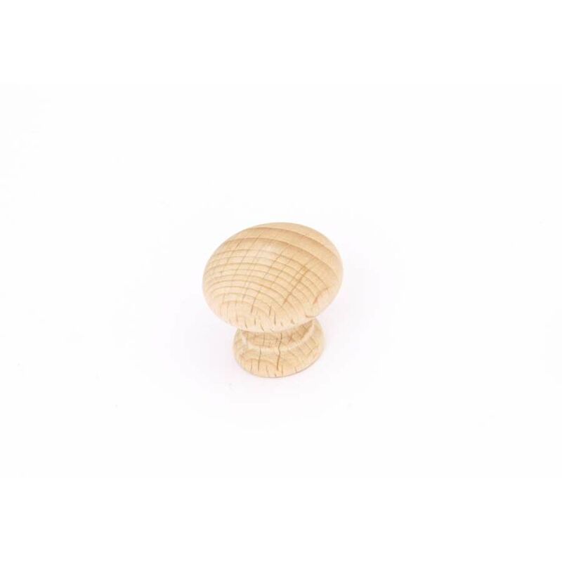 foto del prodotto pomolo liscio grezzo diametro 25 mm 3 pz