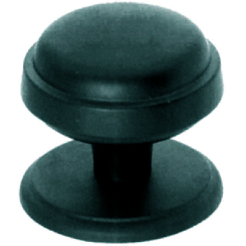 foto del prodotto pomolo modello black line per portoncino in ferro mm.65