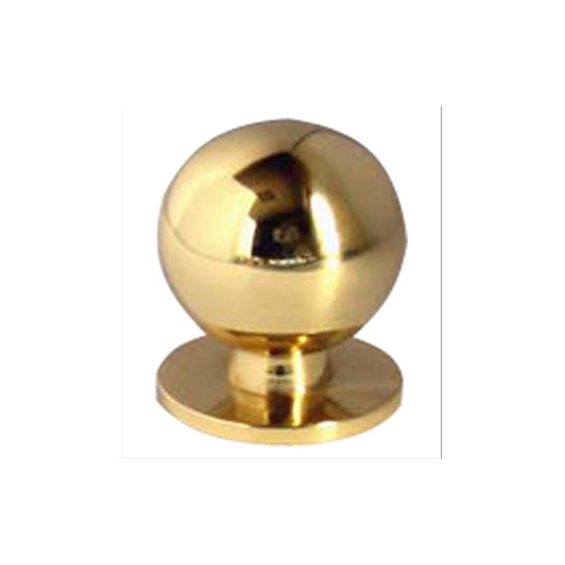 foto del prodotto pomolo ottone lucido mm 20 art 710 bo11