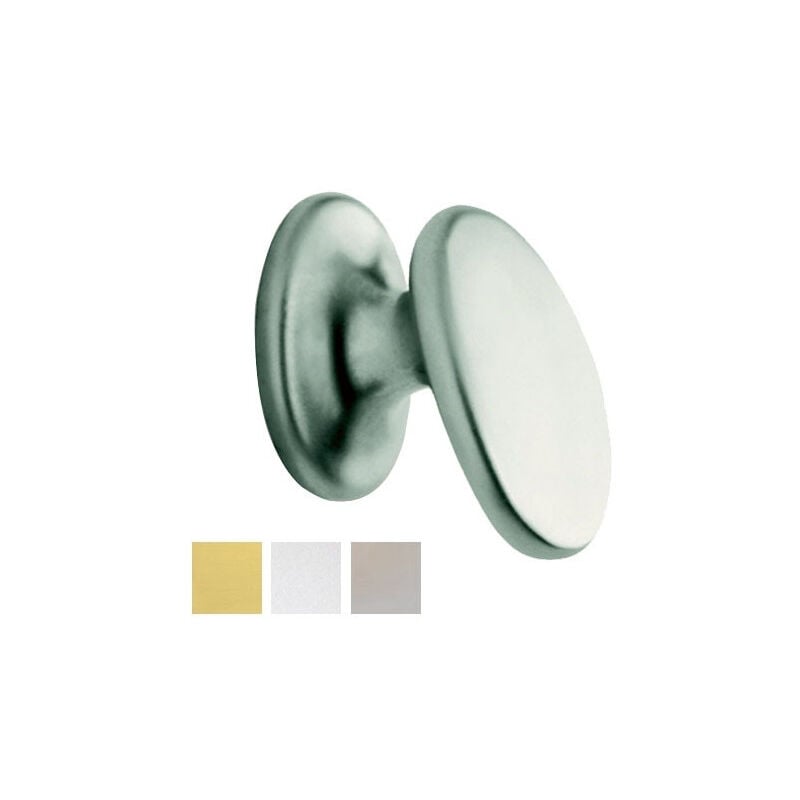 foto del prodotto pomolo ovale zama nickel opaco 20 23973 gamet