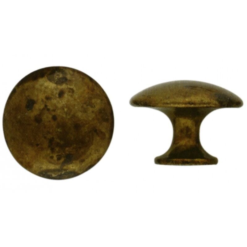 foto del prodotto pomolo per mobili ottone antico 24220z metal style misura 30 mm