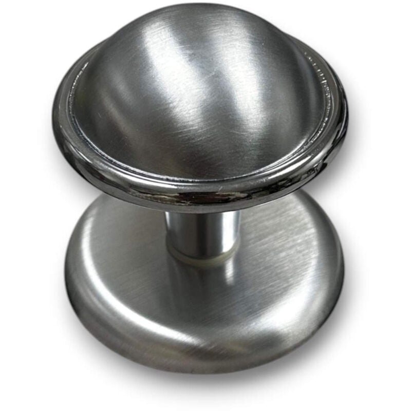 foto del prodotto pomolo per porte mm.70 cromo satinato . prezzo per 1 pezzo.