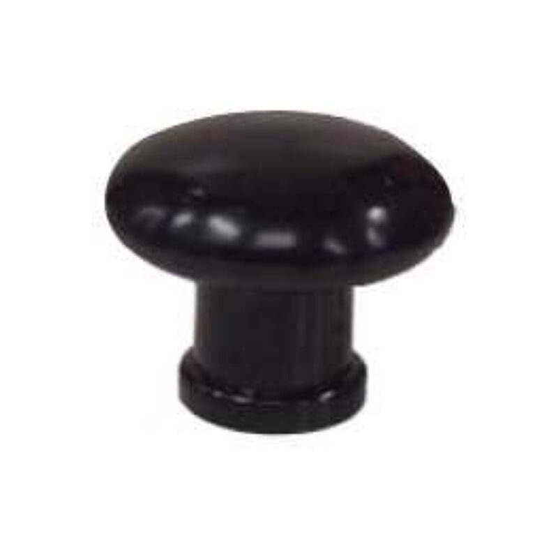 foto del prodotto pomolo plastificato 32mm nero pezzi 1 masidef