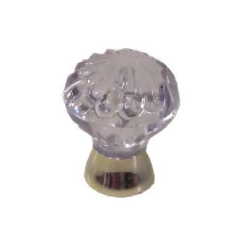 foto del prodotto pomolo plastificato 32mm trasparente pezzi 1 masidef