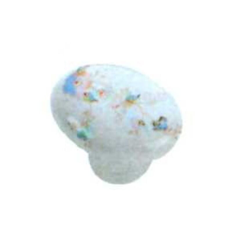 foto del prodotto pomolo porcellana ovale bpn fiore pezzi 1 masidef