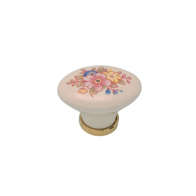 foto del prodotto pomolo porcellana ovale c base f 15 24x34x25 mm 25 pz