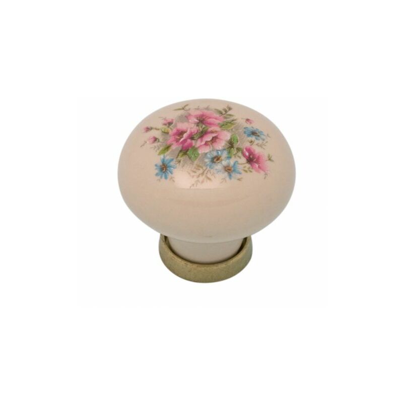 foto del prodotto pomolo porcellana tondo c base f 11 31x26 mm 25 pz