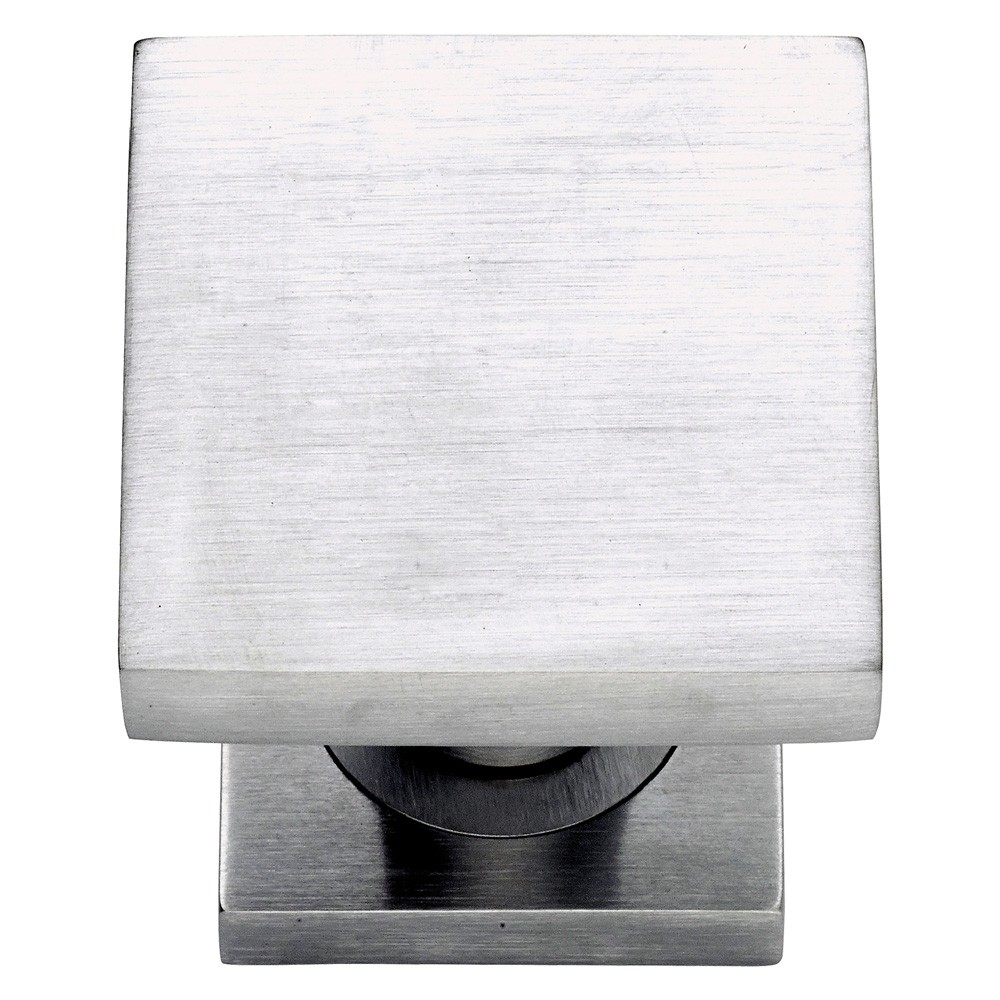 foto del prodotto pomolo quadro asti cromo satinato