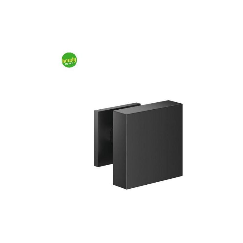 foto del prodotto pomolo quadro forme art. po18 nero opaco