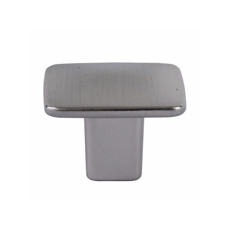 foto del prodotto pomolo quadro zama nickel satinato mm 20x20