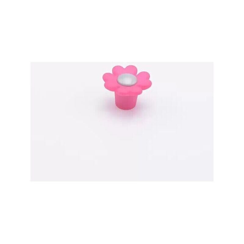 foto del prodotto pomolo satinato fuxia a forma di fiore 32x22mm 007 daisy