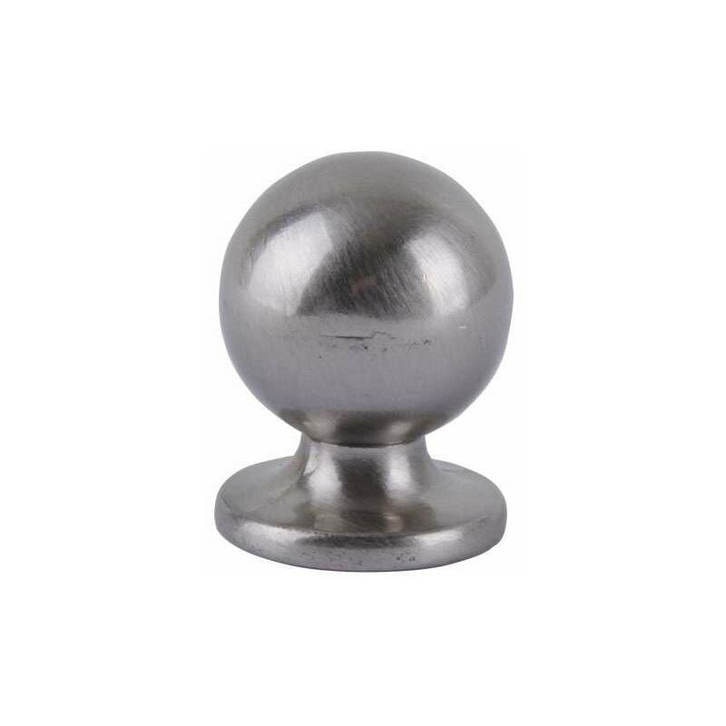 foto del prodotto pomolo sfera zama nickel satinato mm 20