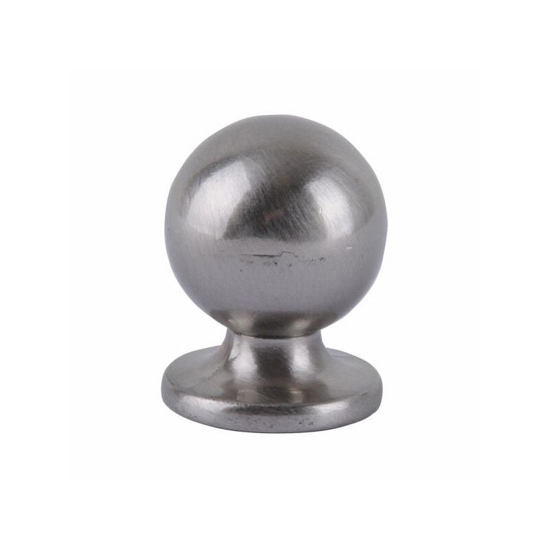 foto del prodotto pomolo sfera zama nickel satinato mm 25