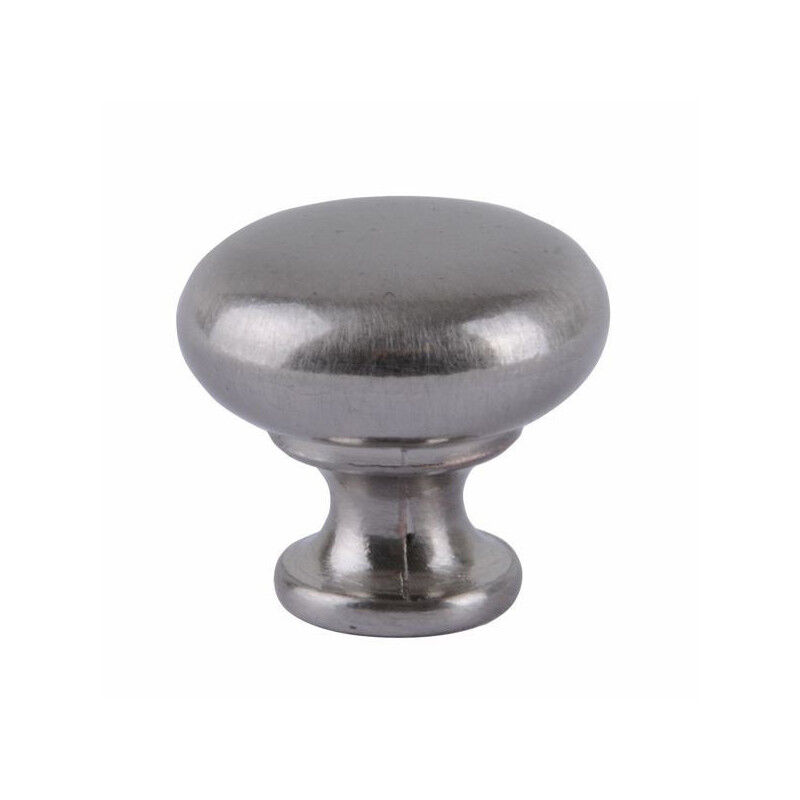 foto del prodotto pomolo tondo zama nickel satinato mm 30