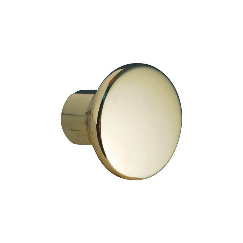 foto del prodotto pomolo zama sfera piana 2401 metalstyle variante 2 ottonelucido