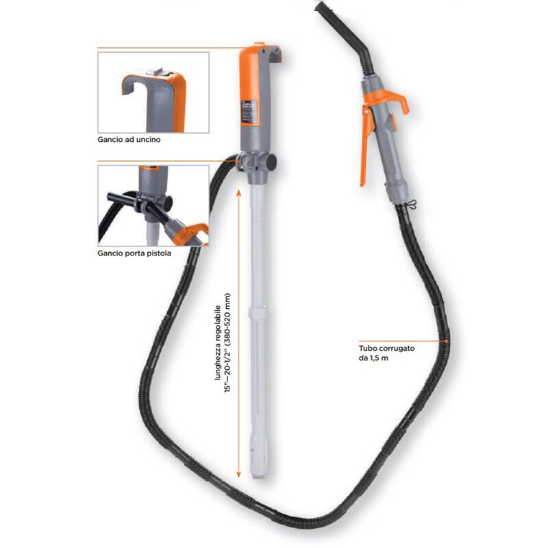 foto del prodotto pompa a batteria ricaricabile per def adblue fluidi diesel bop 60 groz