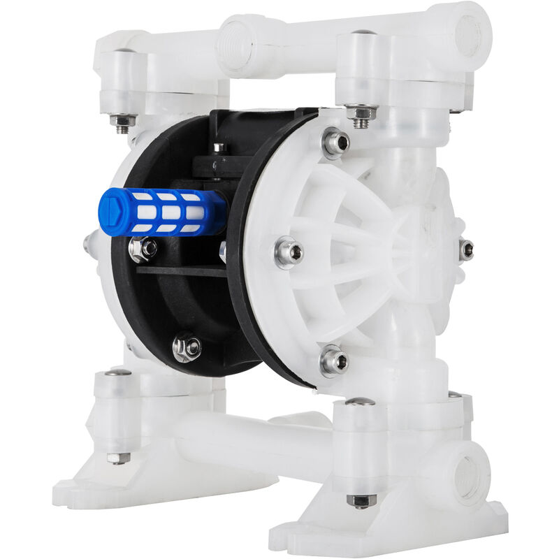 foto del prodotto pompa a doppia membrana pneumatica da 12,7 mm doppia trasmissione pneumatica qby4 15 100psi 7 gpm con ingresso e uscita da 0,5 pollici vevor