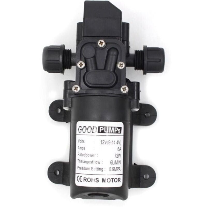 foto del prodotto pompa a membrana ad alta pressione 12v 6a 72w 6l, scanalata tonchean
