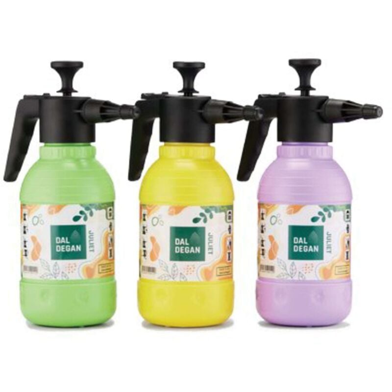 foto del prodotto pompa a pressione juliet dal degan colori assortiti lt 2 4 pezzi