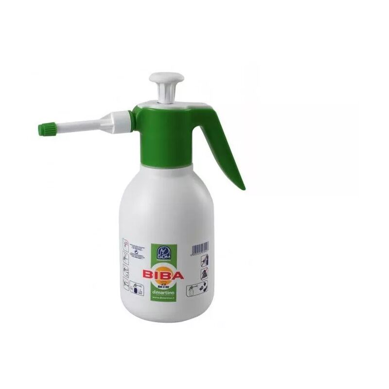 foto del prodotto pompa a pressione manuaule biba 1.5 litri.