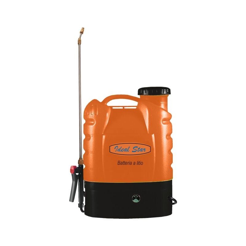 foto del prodotto pompa a spalla a batteria al litio ideal star 16 lt