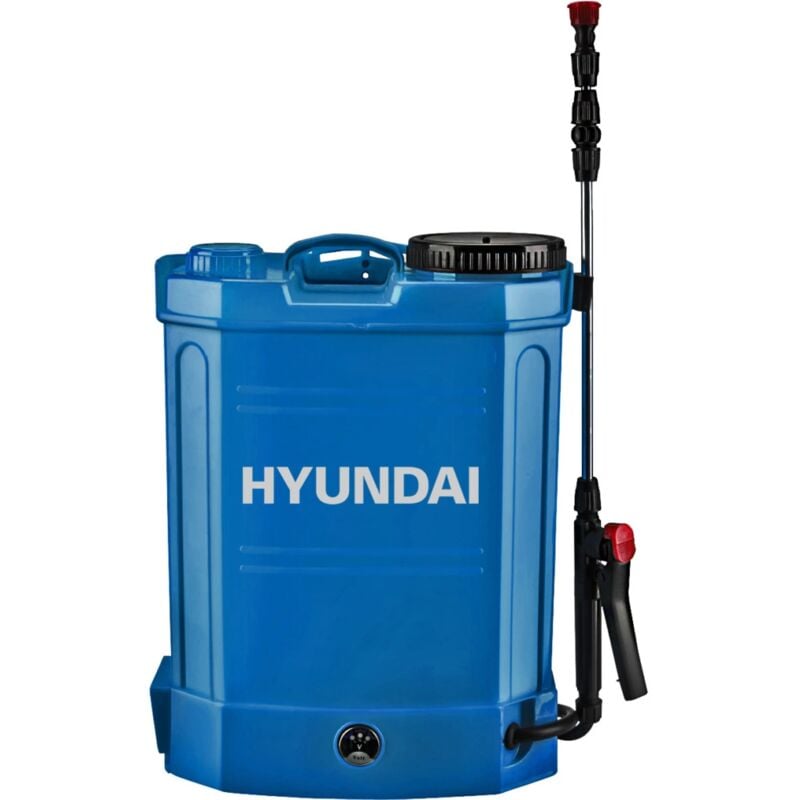 foto del prodotto pompa a spalla irroratrice a batteria 12lt 12v litio elettrica diserbo hyundai