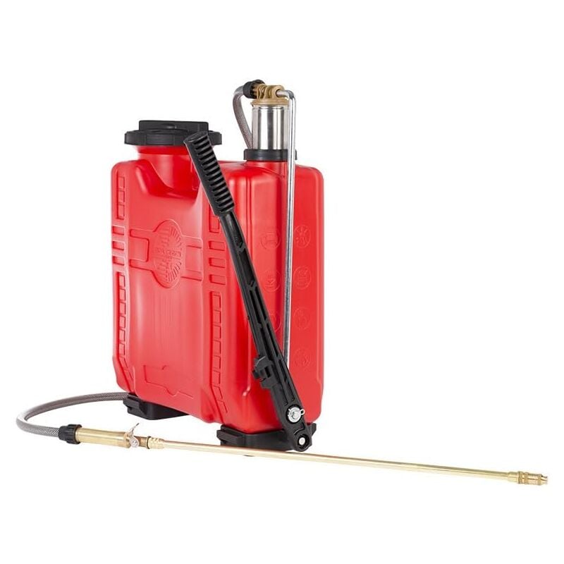 foto del prodotto pompa a zaino 16lt pistone in acciaio inox papillon pompa vigna a spalla