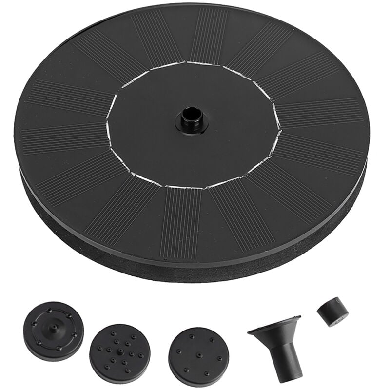 foto del prodotto pompa acqua creativa per fontana galleggiante a energia solare per acquario con laghetto da giardino 180l/h 1.4w - eosnow