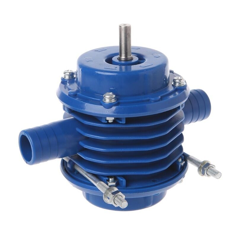 foto del prodotto pompa acqua per trapano 2400 l h 2000 3000 giri min utilizza olio e acqua blu sollbry