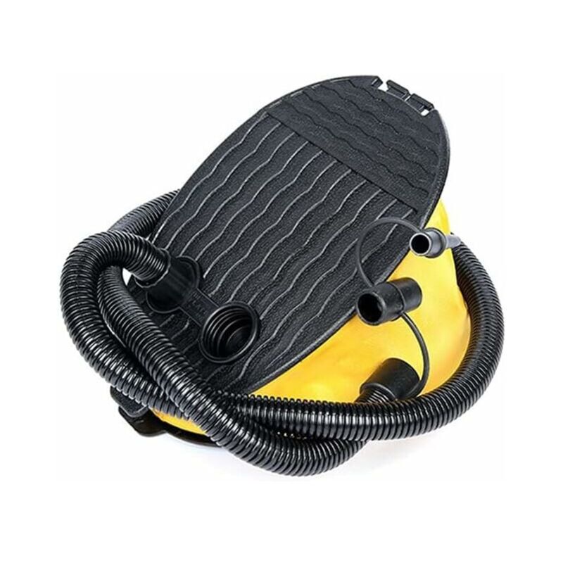 foto del prodotto pompa ad aria a pedale, pompa galleggiante portatile gonfiabile, per campeggio, piscina, anello gonfiabile, materasso ad aria