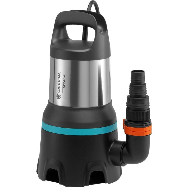 foto del prodotto pompa ad immersione per acqua sporca 750 w 20.000 l h, fino a 7 m di profondit aquasensor 9044 20 gardena