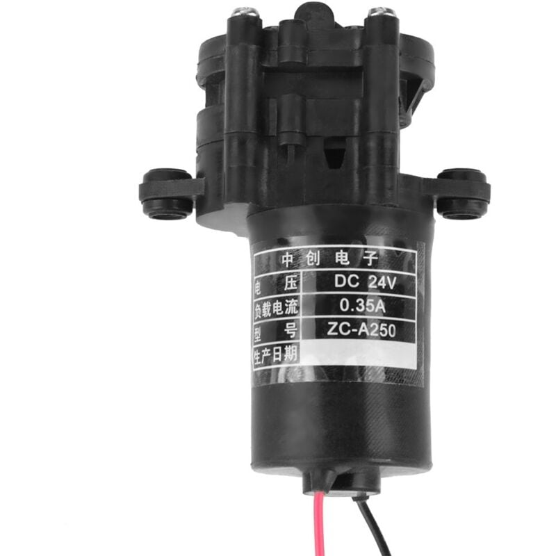 foto del prodotto pompa ad ingranaggi zc a250, pompa booster resistente alla corrosione, mini pompa ad ingranaggi in plastica autoadescante cc cc 24 v 