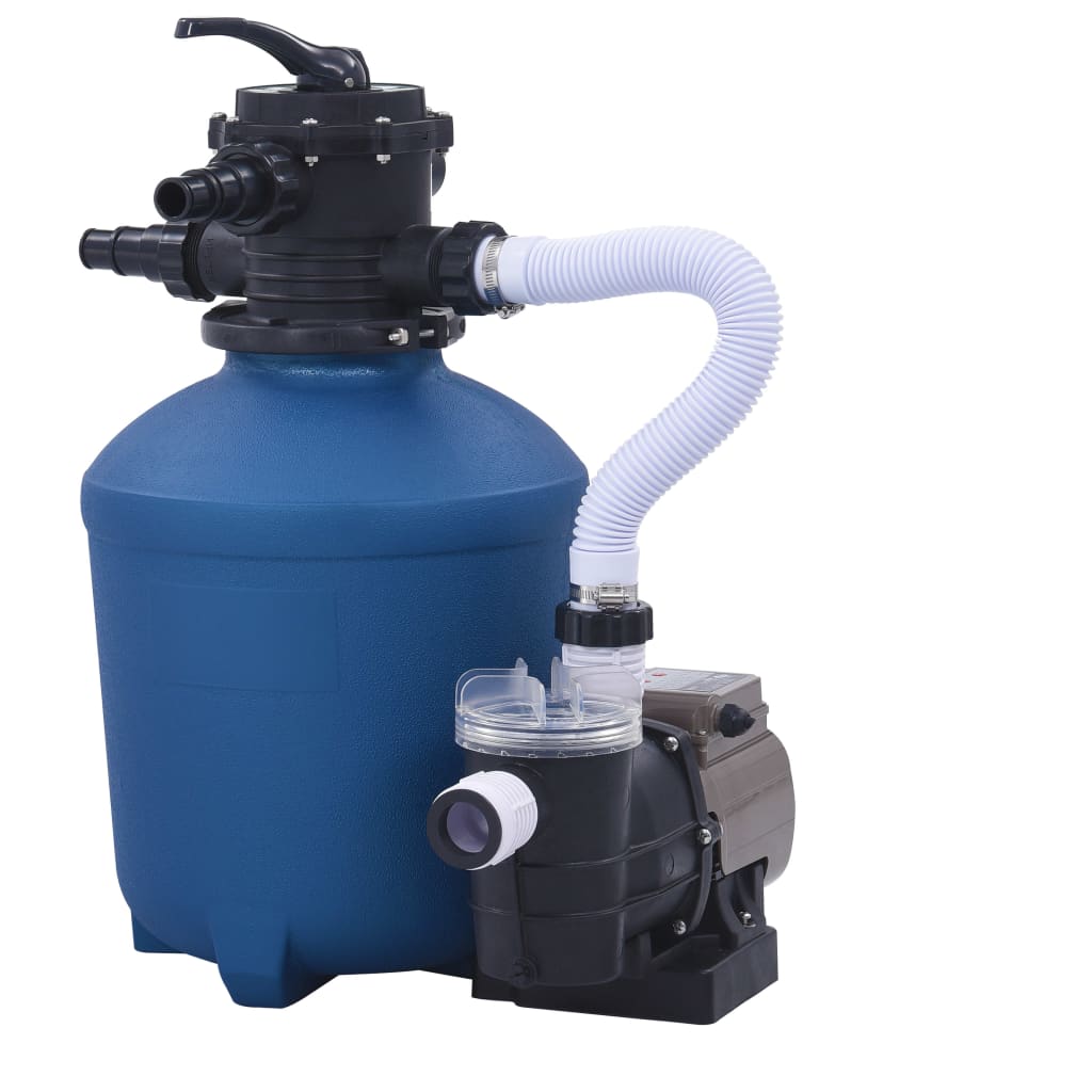 foto del prodotto pompa con filtro a sabbia con timer 530 w 10980 l h cod mxl 75260