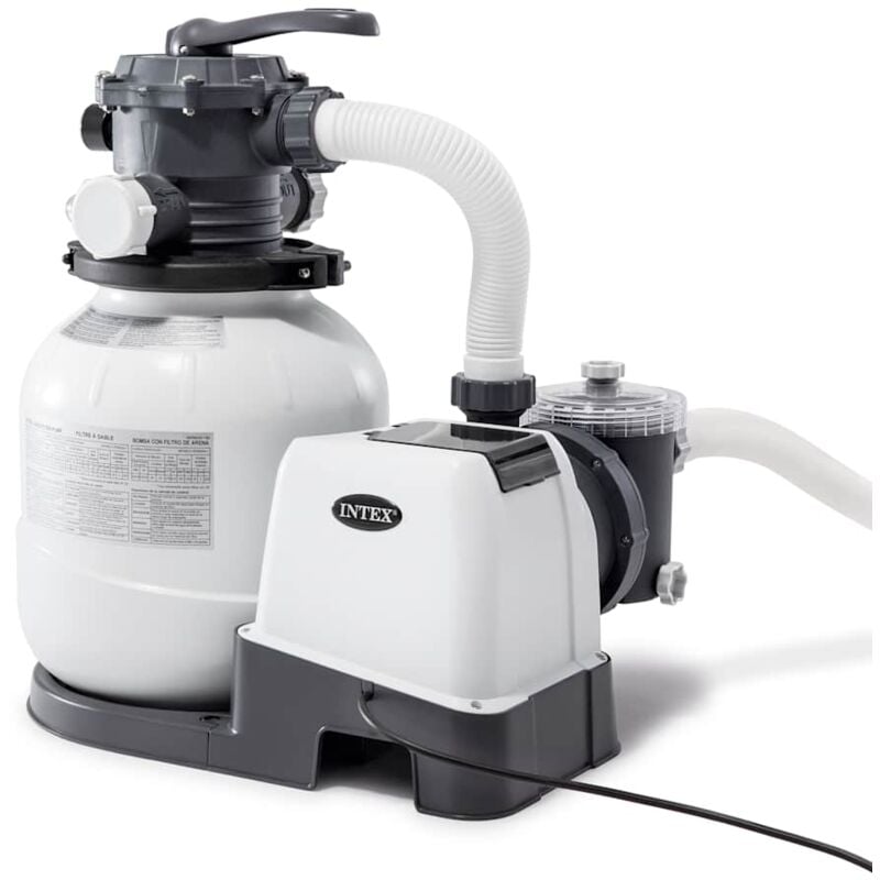 foto del prodotto pompa con filtro a sabbia krystal clear 26646gs 7,9 m h intex