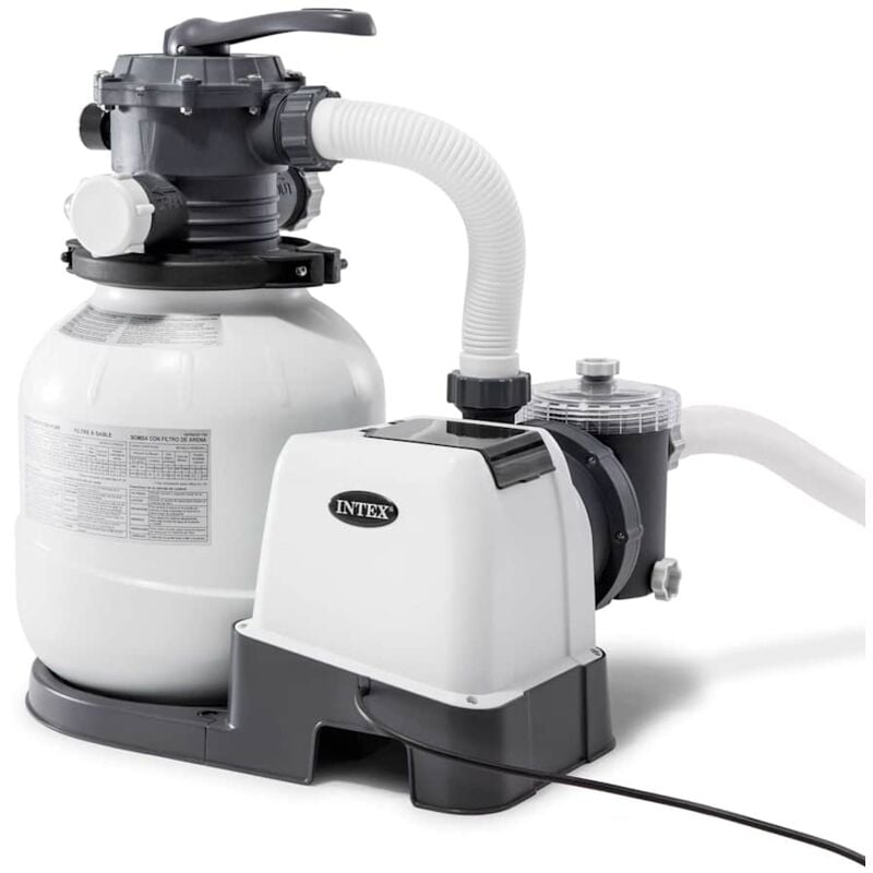 foto del prodotto pompa con filtro a sabbia krystal clear 26646gs 7,9 m h intex