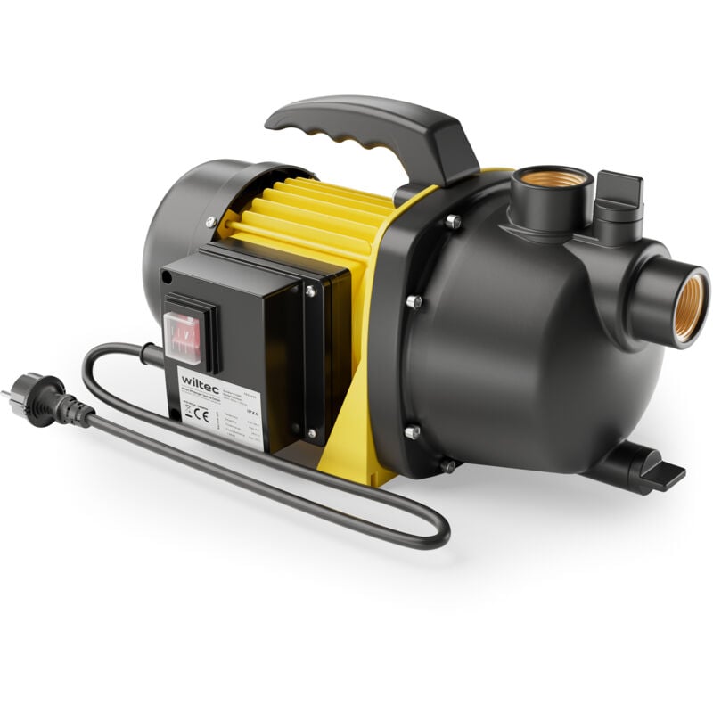 foto del prodotto pompa da giardino autoadescante 2800l h 600w max 35m con maniglia elettropompa
