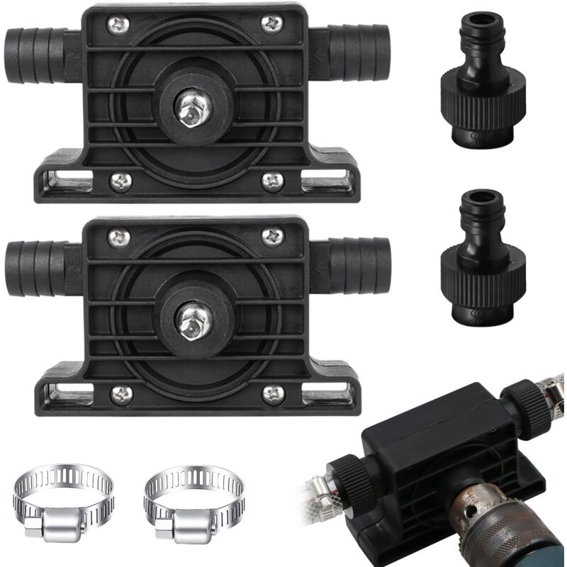 foto del prodotto pompa dell acqua elettrica da 2 pezzi, mini pompa dell acqua, pompa del carburante elettrica, pompa dell acqua e accessori, pompa del carburante per