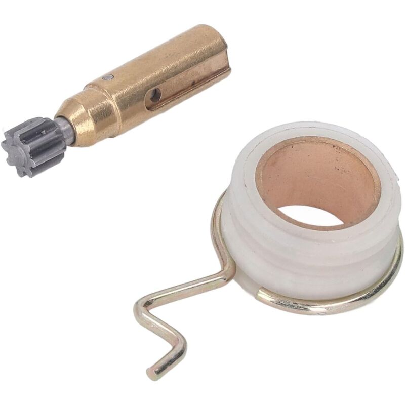 foto del prodotto pompa dell'olio per motosega, ingranaggio a vite senza fine, accessori per pompa dell'olio per motosega in alluminio e ferro per ms170 ms180 ms210