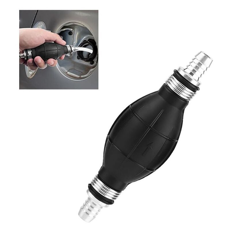 foto del prodotto pompa di adescamento del carburante, pompa manuale elettrica, pompa in linea per barche, pompa a benzina e diesel in lega, pompa universale, olio,
