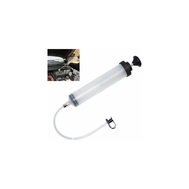 foto del prodotto pompa di aspirazione per estrazione olio gasolio 500 ml siringa manuale 07288