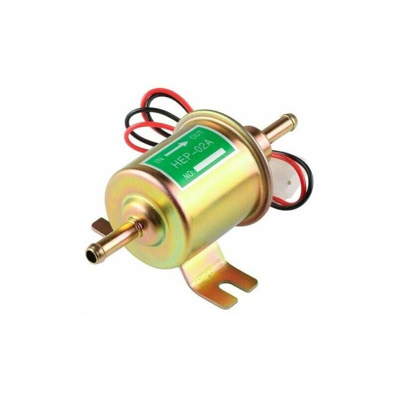 foto del prodotto pompa di carburante elettrica universale 12v diesel benzina hep 02a hep02a bassa pressione oem hep 02a pompa di carburante elettrica universale 12v