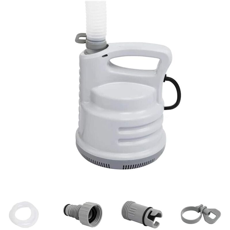 foto del prodotto pompa di drenaggio piscina bianca bestway