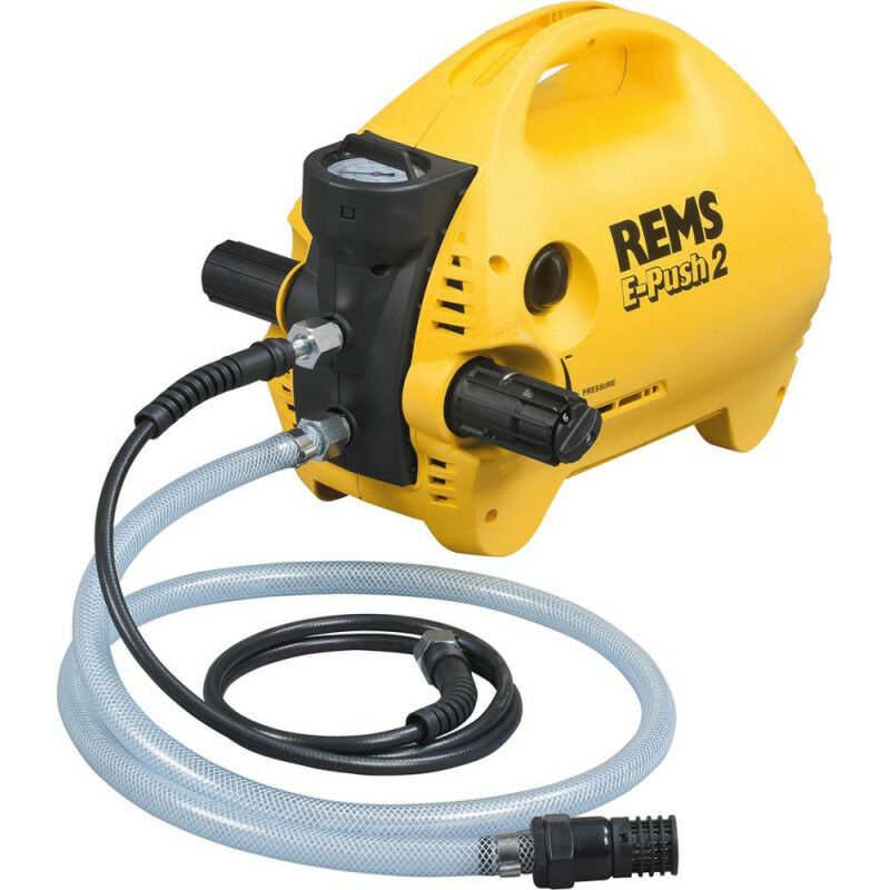 foto del prodotto pompa di prova di pressione elettrica con manometro. e push 2 rems p d 6 mpa 60 bar 870 psi