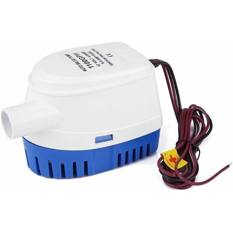 foto del prodotto pompa di sentina per barche pompa di sentina sommergibile automatica marina da 1100 gph 12 v con interruttore a galleggiante, completamente