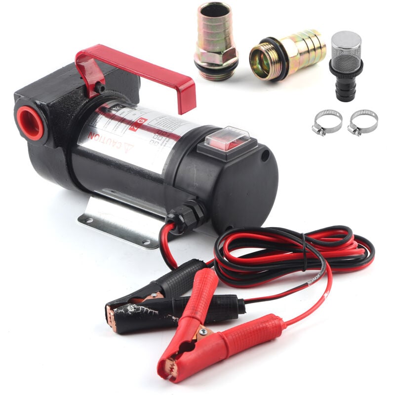 foto del prodotto pompa di trasferimento portatile per cherosene diesel elettrico da 12 v cc per camion per veicoli pesanti 40 l min eosnow