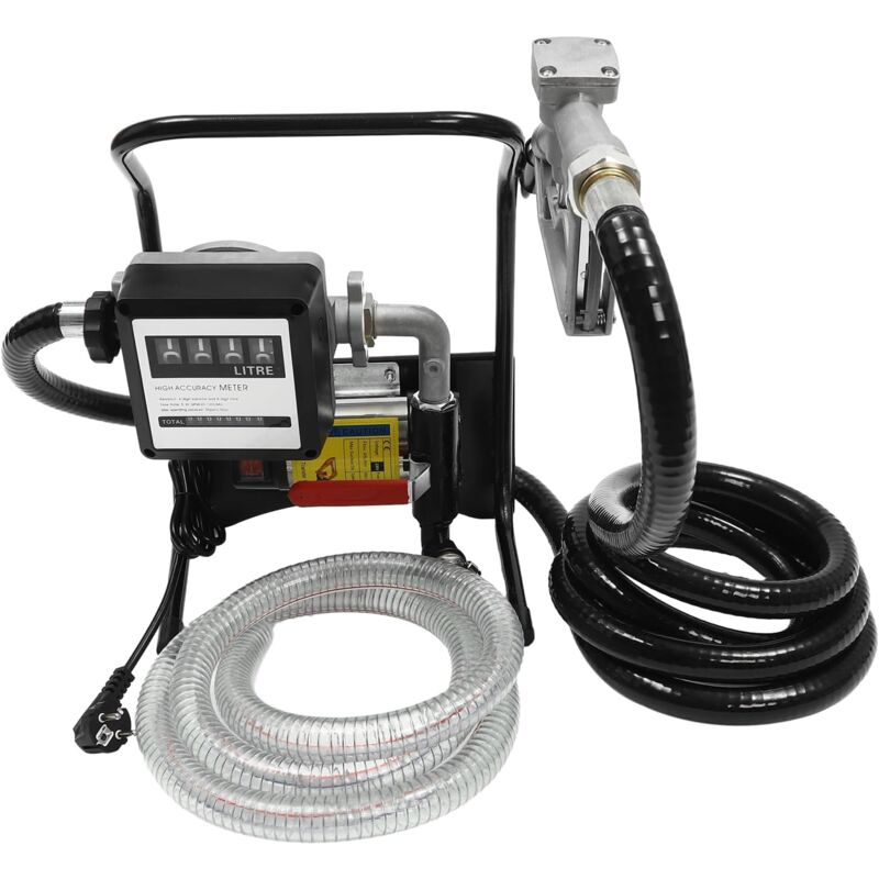 foto del prodotto pompa diesel automatica, 220 v, 375 w, pompa di travaso per olio combustibile, autoadescante, pompa gasoil elettrica, 2400 l h