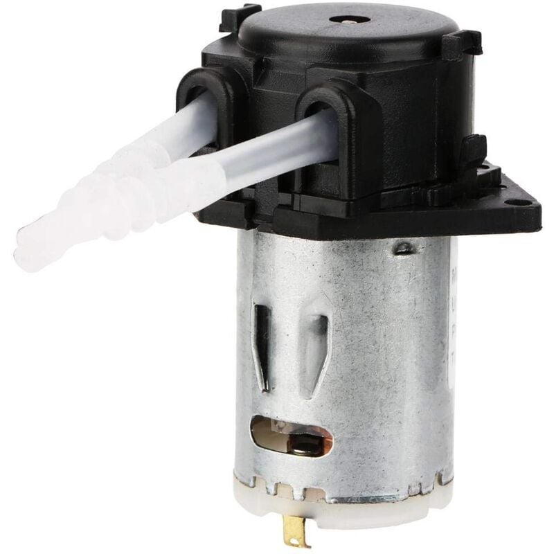 foto del prodotto pompa dosatrice peristaltica keenso da 24 v, fai da te, testa peristaltica per tubi per analisi chimiche in laboratorio nera 