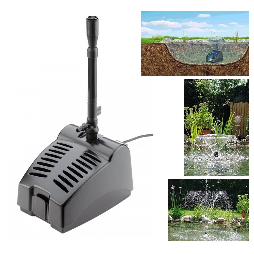 foto del prodotto pompa e filtro con uvc per laghetti con giochi d 39 acqua gda 3000 made in germany