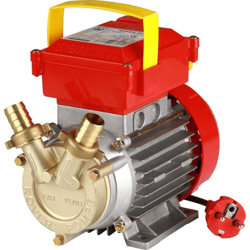 foto del prodotto pompa elettrica da travaso rotazione reversibile 340 w raccordi 20 mm rover
